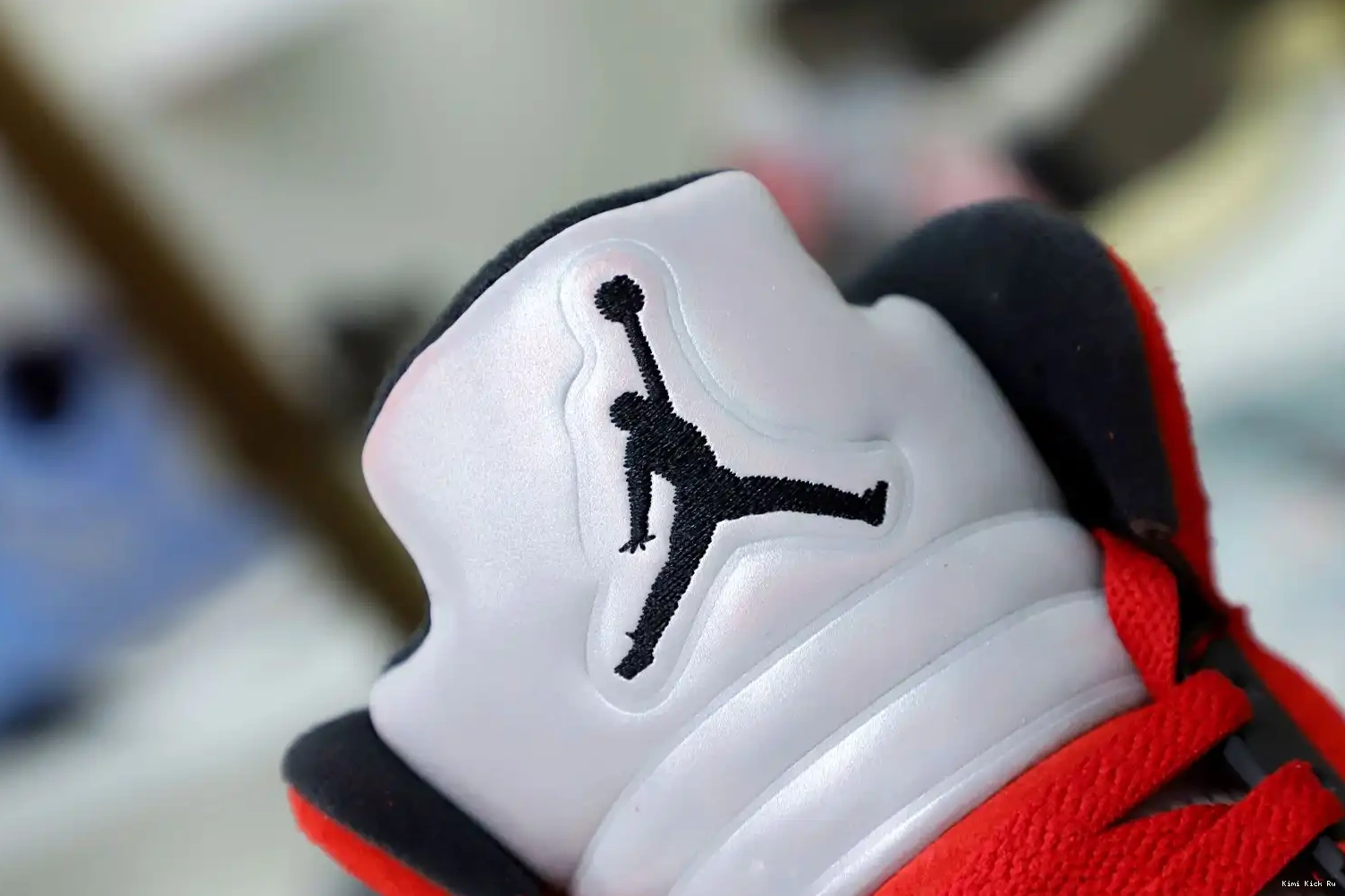 SUEDE RAGING Kimikick RETRO BULL AIR 5 JORDAN RED 0819
